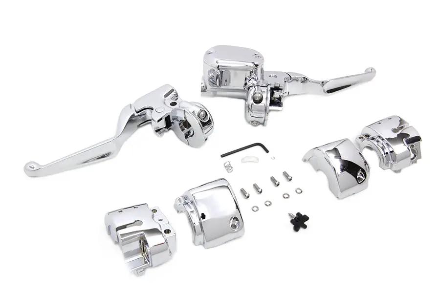 V-Twin Handlebar Control Kit Chrome for 2014-2023 Harley Davidson XL Models by V-Twin