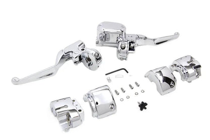 V-Twin Handlebar Control Kit Chrome for 2014-2023 Harley Davidson XL Models by V-Twin