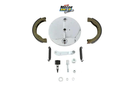 Motorshop Rear Brake Backing Plate Kit Polished for Harley Davidson XL and K Models by Motorshop