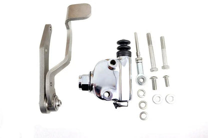 Prism Brake Pedal Assembly Natural Stainless - Supports Mid Style Footpeg Support Bars by Prism