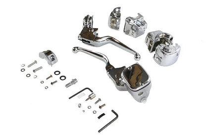 V-Twin Chrome Handlebar Control Kit for Harley Davidson FLT Models - Part 87305 by V-Twin
