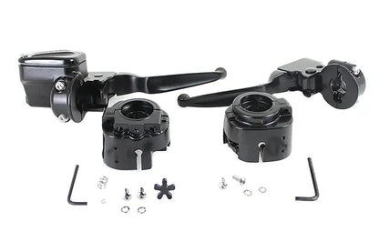 V-Twin Handlebar Control Kit Black for Harley Davidson (Part #053455) by V-Twin