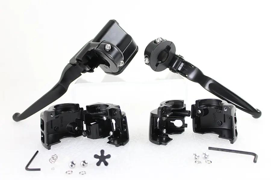 V-Twin Handlebar Control Kit Black for Harley Davidson (Part #053455) by V-Twin