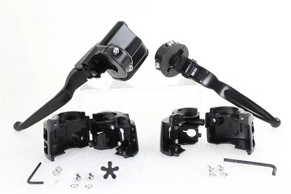 V-Twin Handlebar Control Kit Black for Harley Davidson (Part #053455) by V-Twin