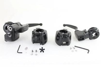 V-Twin Handlebar Control Kit Black for Harley Davidson (Part #053455) by V-Twin