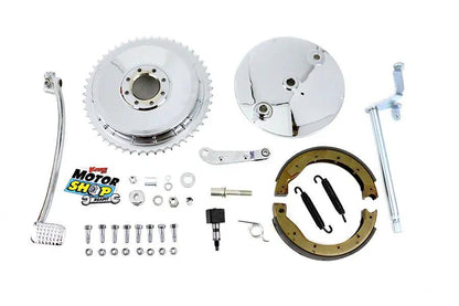 V-Twin Rear Brake Kit Chrome for Harley Davidson XL Models (1957-1966) by V-Twin