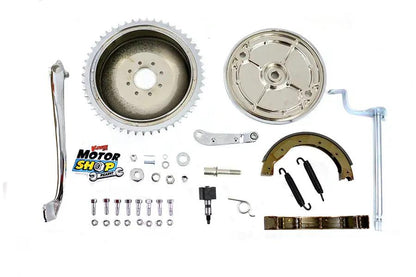 V-Twin Rear Brake Kit Chrome for Harley Davidson XL Models (1957-1966) by V-Twin