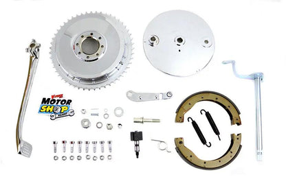 V-Twin Rear Brake Kit Chrome for Harley Davidson XL Models (1957-1966) by V-Twin