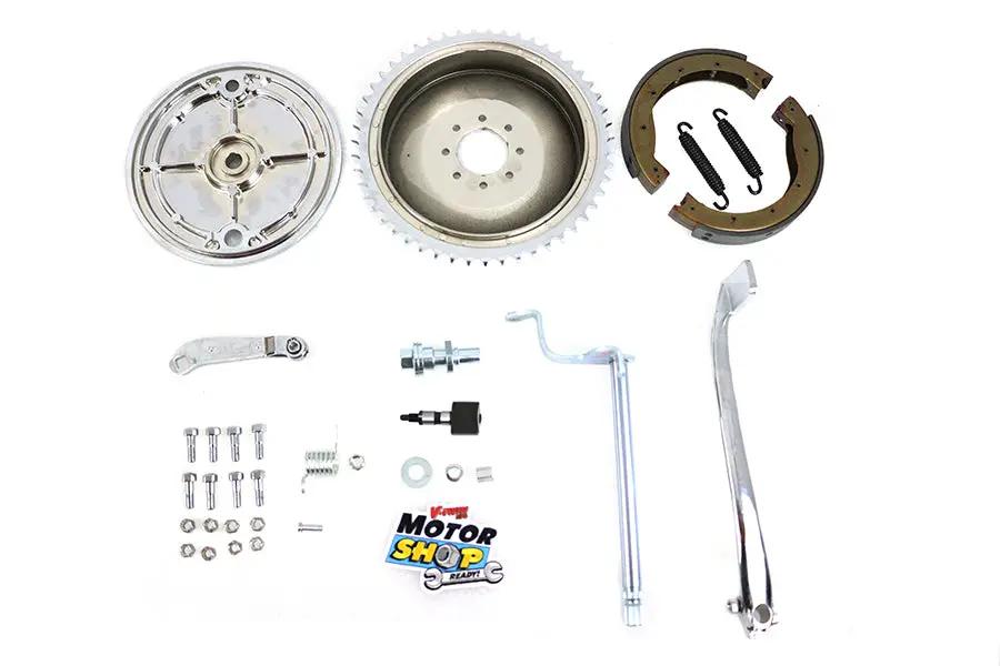 V-Twin Rear Brake Kit Chrome for 1973-1974 Harley Davidson XL by V-Twin