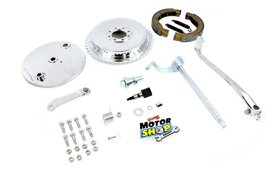 V-Twin Rear Brake Kit Chrome for 1973-1974 Harley Davidson XL by V-Twin