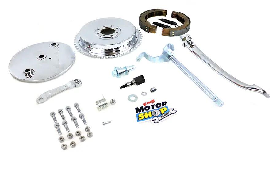 V-Twin Rear Brake Kit Chrome for 1973-1974 Harley Davidson XL by V-Twin