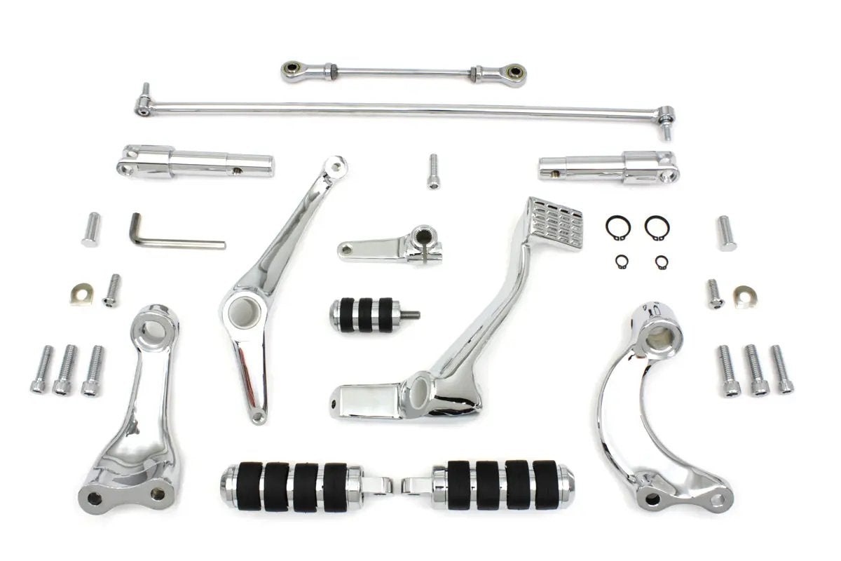 V-Twin Chrome Forward Control Kit for Harley Davidson XL Models (2006-2013) - Part 22-0900 by V-Twin