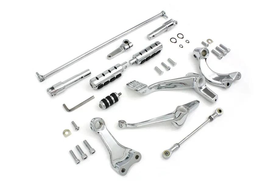 V-Twin Chrome Forward Control Kit for Harley Davidson XL Models (2006-2013) - Part 22-0900 by V-Twin