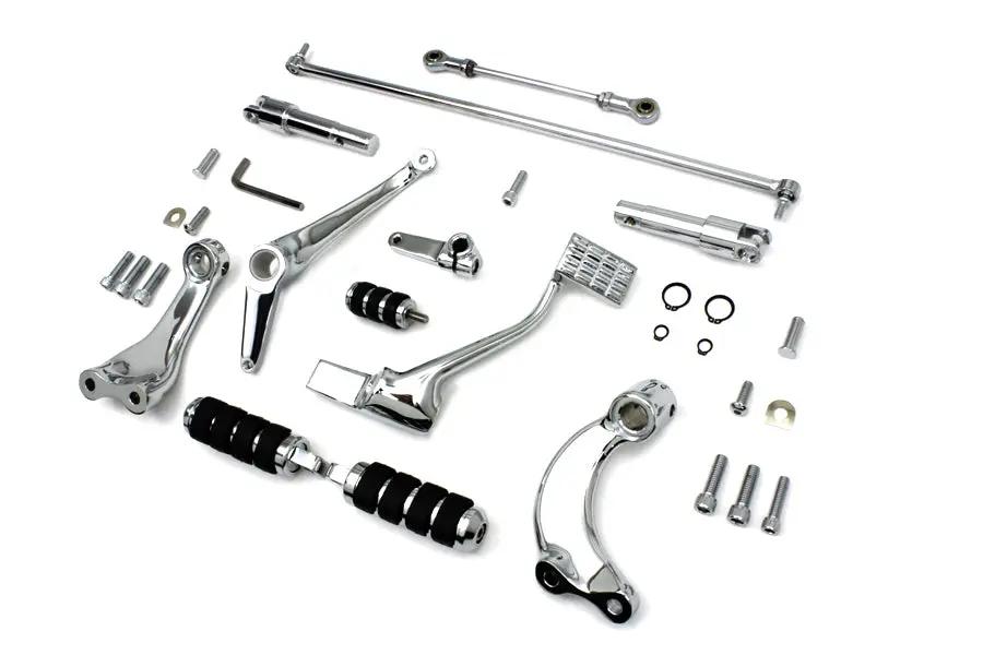 V-Twin Chrome Forward Control Kit for Harley Davidson XL Models (2006-2013) - Part 22-0900 by V-Twin
