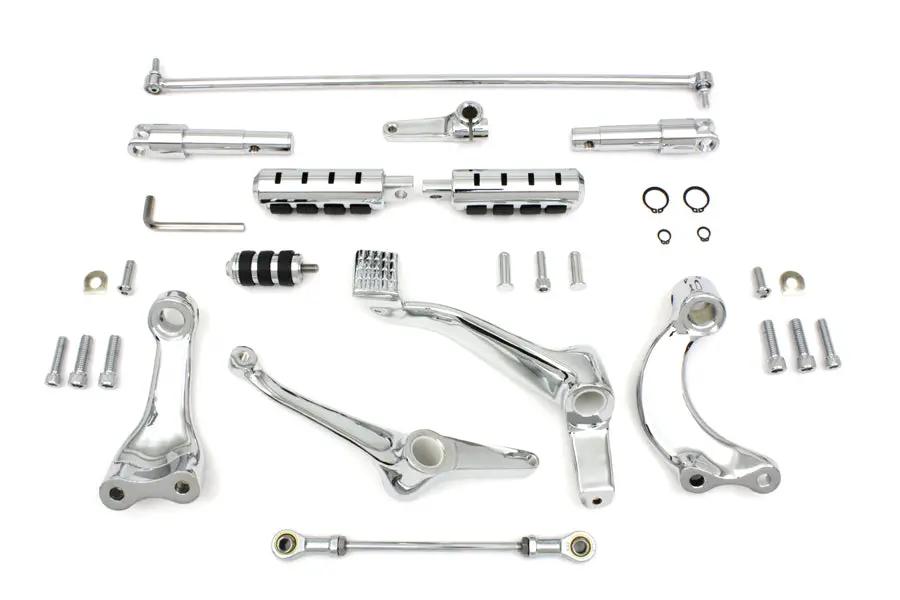 V-Twin Chrome Forward Control Kit for Harley Davidson XL Models (2006-2013) - Part 22-0900 by V-Twin