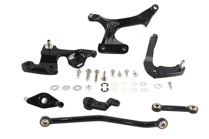 AEE Mid Control Gloss Black Brake Side for Harley Davidson FLSB and FXFBS 2018-2021 by AEE