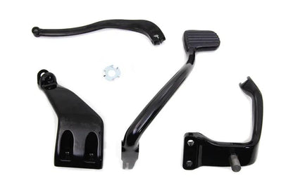 V-Twin Black Further Forward Mid Control Kit for Harley Davidson FXD (2006-2015) by V-Twin