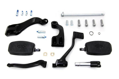 V-Twin Gloss Black Further Forward Mid Control Kit for Harley Davidson XL (2014-2023) by V-Twin