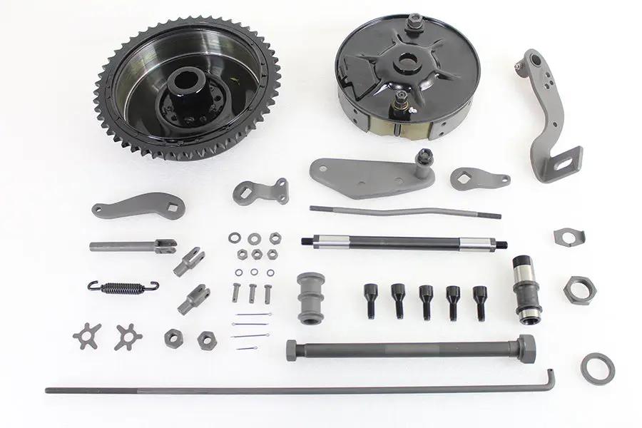 V-Twin Rear Mechanical Brake Assembly Kit for Harley Davidson 1937-1946 EL and FL Models by V-Twin