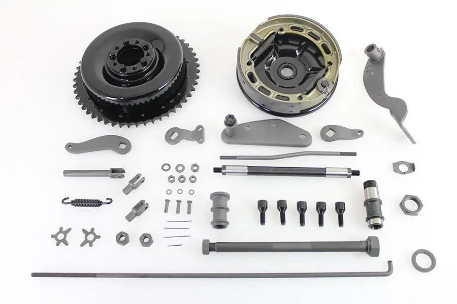V-Twin Rear Mechanical Brake Assembly Kit for Harley Davidson 1937-1946 EL and FL Models by V-Twin