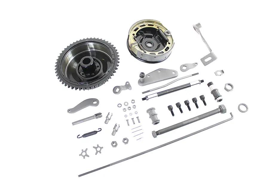 V-Twin Rear Mechanical Brake Assembly Kit for Harley Davidson 1937-1946 EL and FL Models by V-Twin