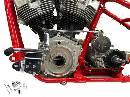 V-Twin Chrome Shifter Control Kit for Harley Davidson FX and FL Models by V-Twin