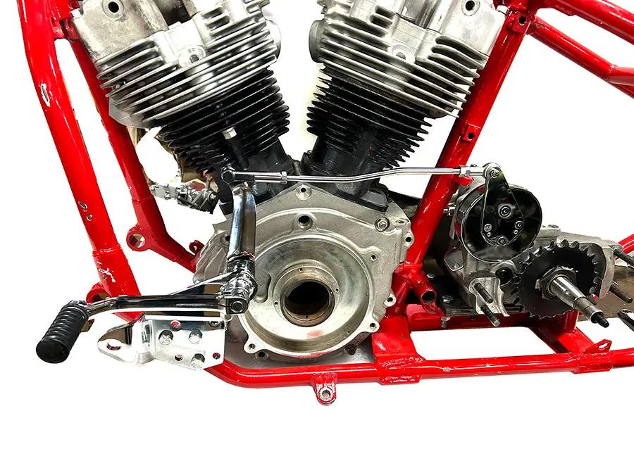 V-Twin Chrome Shifter Control Kit for Harley Davidson FX and FL Models by V-Twin
