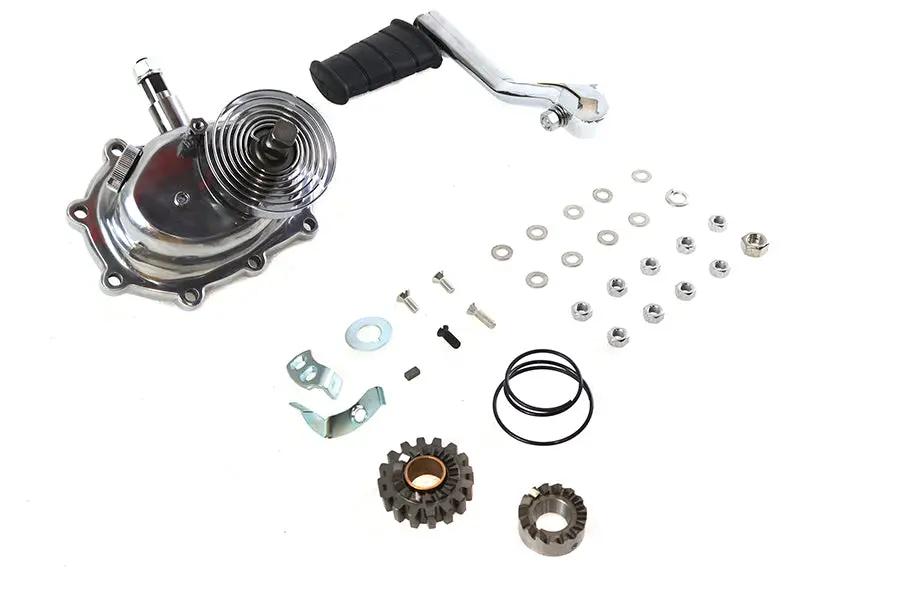 Motorshop Polished Kick Starter Kit for Harley Davidson EL & UL 1936-1941 by Motorshop