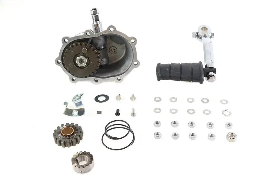Motorshop Polished Kick Starter Kit for Harley Davidson EL & UL 1936-1941 by Motorshop