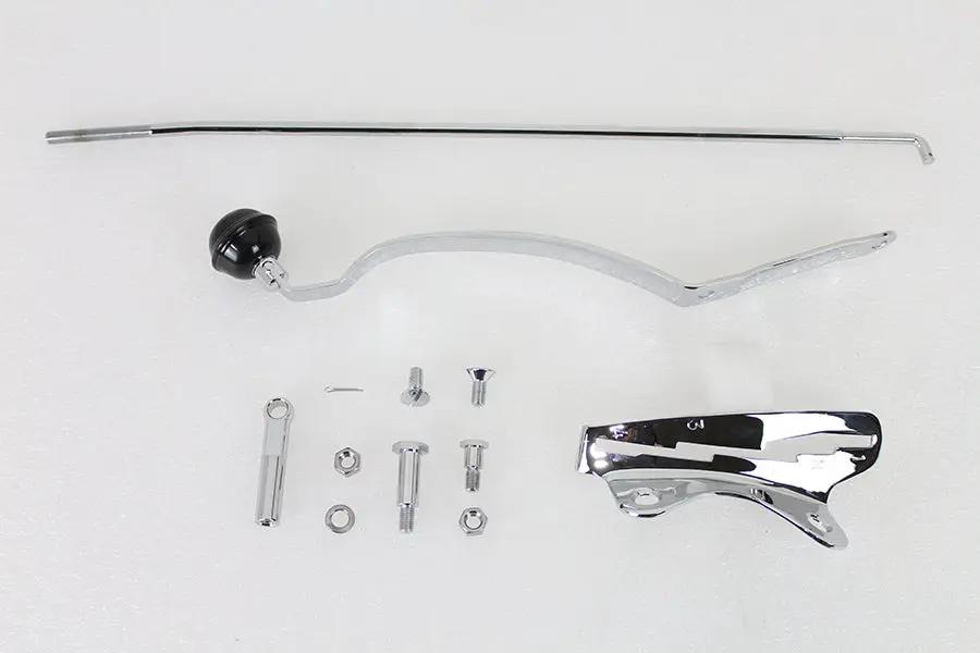V-Twin Left Side Tank Hand Shifter Lever Control Kit for Harley Davidson EL & FL Models by V-Twin