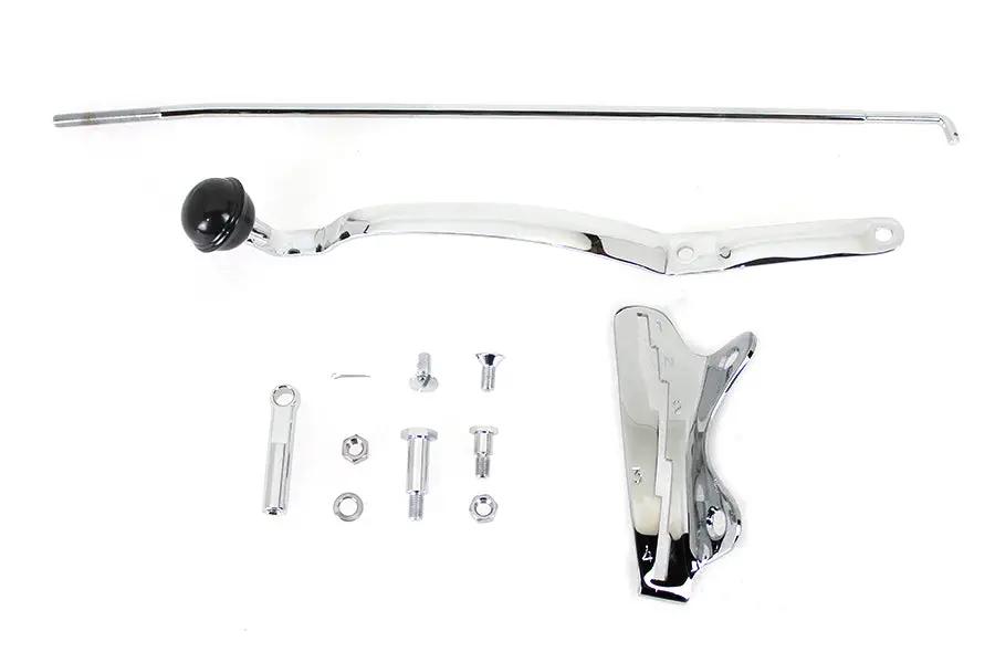 V-Twin Left Side Tank Hand Shifter Lever Control Kit for Harley Davidson EL & FL Models by V-Twin