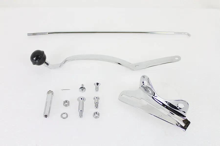 V-Twin Left Side Tank Hand Shifter Lever Control Kit for Harley Davidson EL & FL Models by V-Twin