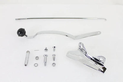 V-Twin Left Side Tank Hand Shifter Lever Control Kit for Harley Davidson EL & FL Models by V-Twin