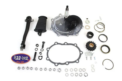 Motorshop 22-1123 Polished Kick Starter Kit for Harley Davidson EL & UL 1936-1941 by Motorshop