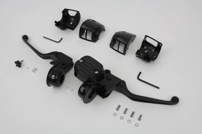 V-Twin Handlebar Control Kit Black for Harley Davidson FXST & FLST (Part #07-0641NMB *10S) by V-Twin