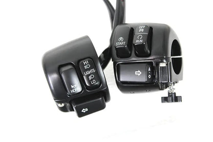 V-Twin Handlebar Control Kit with Switches for Harley Davidson XL (2007-2013), Black by V-Twin