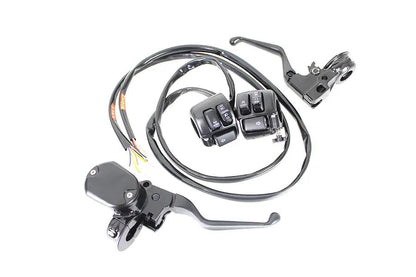V-Twin Handlebar Control Kit with Switches for Harley Davidson XL (2007-2013), Black by V-Twin