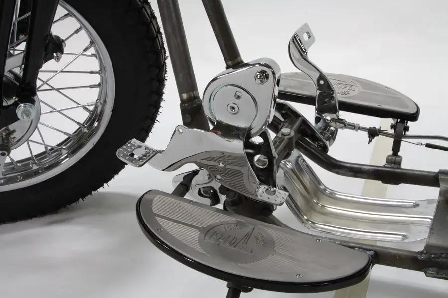 V-Twin Rocker Clutch Pedal Assembly Chrome for Harley Davidson 1940-1949 FL Models (Part #76968) by V-Twin