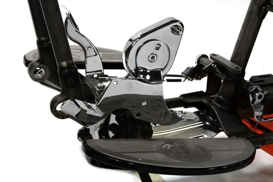 V-Twin Rocker Clutch Pedal Assembly Chrome for Harley Davidson 1940-1949 FL Models (Part #76968) by V-Twin