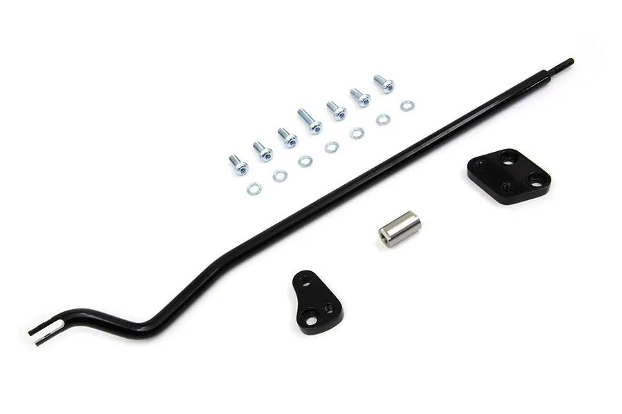 V-Twin Reduced Reach Forward Control Adapter Kit for Harley Davidson FXD - Gloss Black (Part #77445) by V-Twin