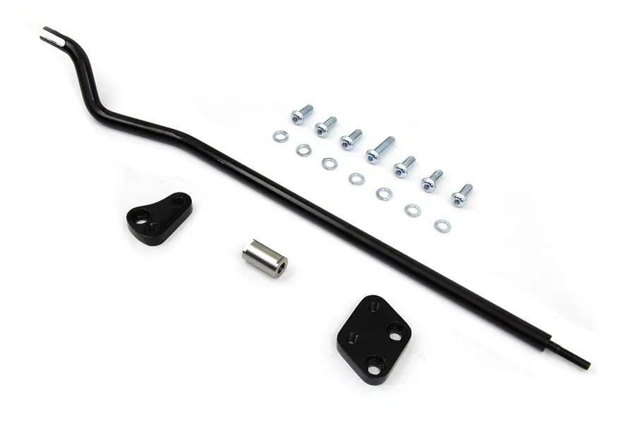 V-Twin Reduced Reach Forward Control Adapter Kit for Harley Davidson FXD - Gloss Black (Part #77445) by V-Twin