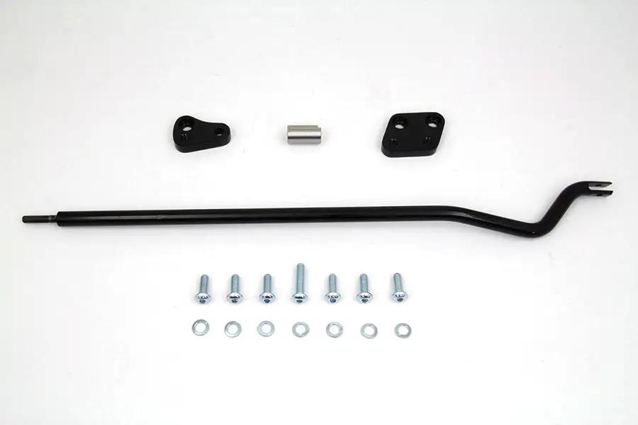 V-Twin Reduced Reach Forward Control Adapter Kit for Harley Davidson FXD - Gloss Black (Part #77445) by V-Twin