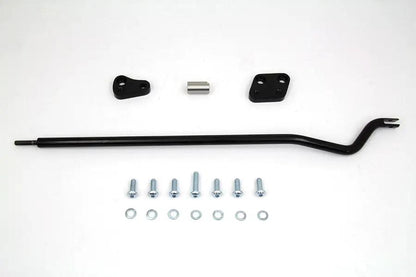 V-Twin Reduced Reach Forward Control Adapter Kit for Harley Davidson FXD - Gloss Black (Part #77445) by V-Twin