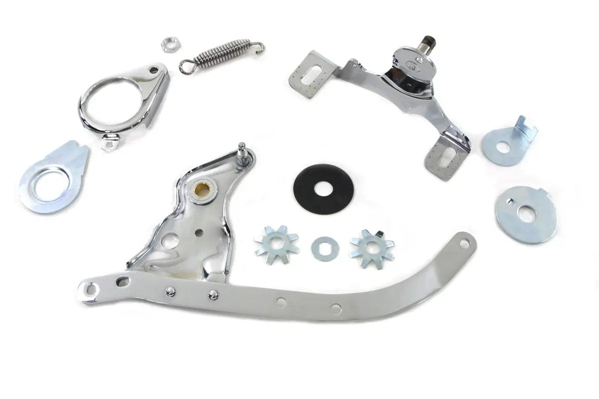 V-Twin Chrome Foot Clutch Control Assembly for Harley Davidson W Models (1936-1945) by V-Twin