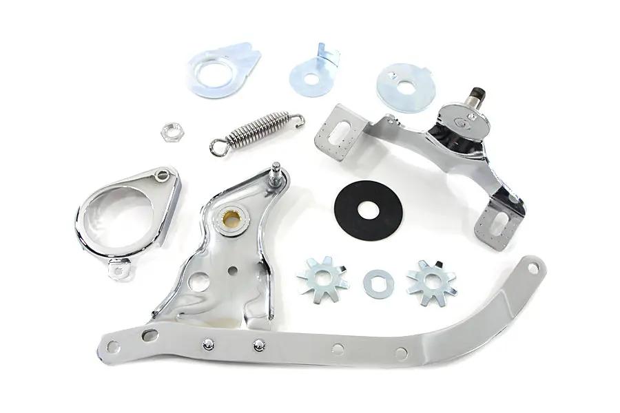 V-Twin Chrome Foot Clutch Control Assembly for Harley Davidson W Models (1936-1945) by V-Twin