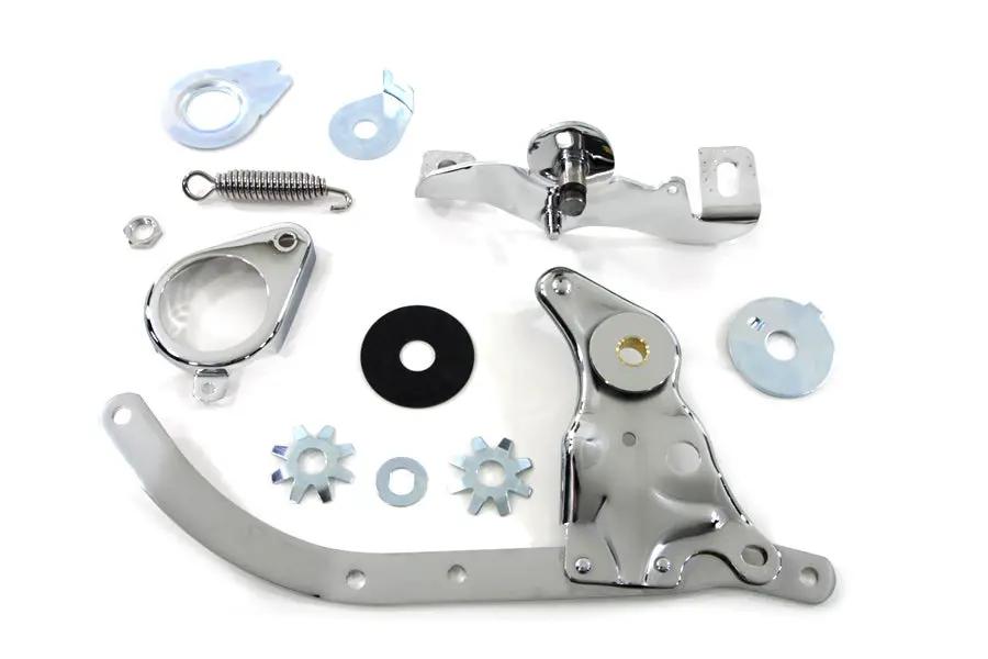 V-Twin Chrome Foot Clutch Control Assembly for Harley Davidson W Models (1936-1945) by V-Twin