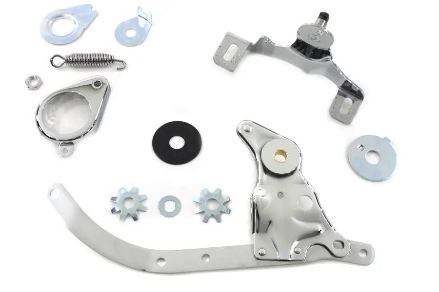 V-Twin Chrome Foot Clutch Control Assembly for Harley Davidson W Models (1936-1945) by V-Twin