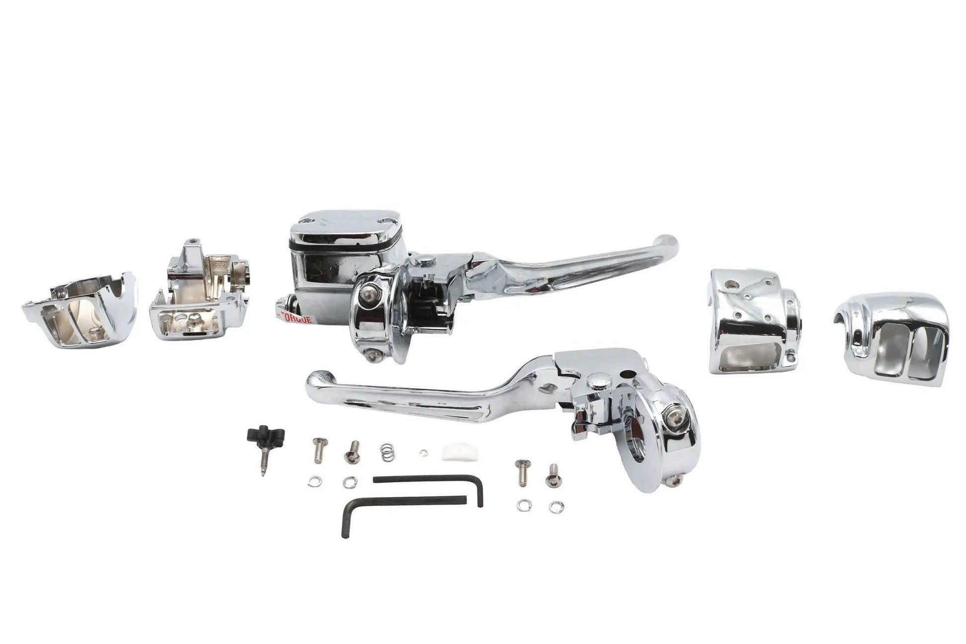 Ultima Handlebar Control Kit Chrome for Harley Davidson Models - Part 47-257 by Ultima