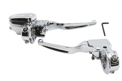 Ultima Handlebar Control Kit Chrome for Harley Davidson FLT (2008-2010) - Part #47-258 by Ultima