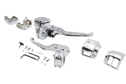 Ultima Handlebar Control Kit Chrome for Harley Davidson FLT - Part #47-259 by Ultima